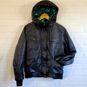 Nikita genuine leather bomber jacket